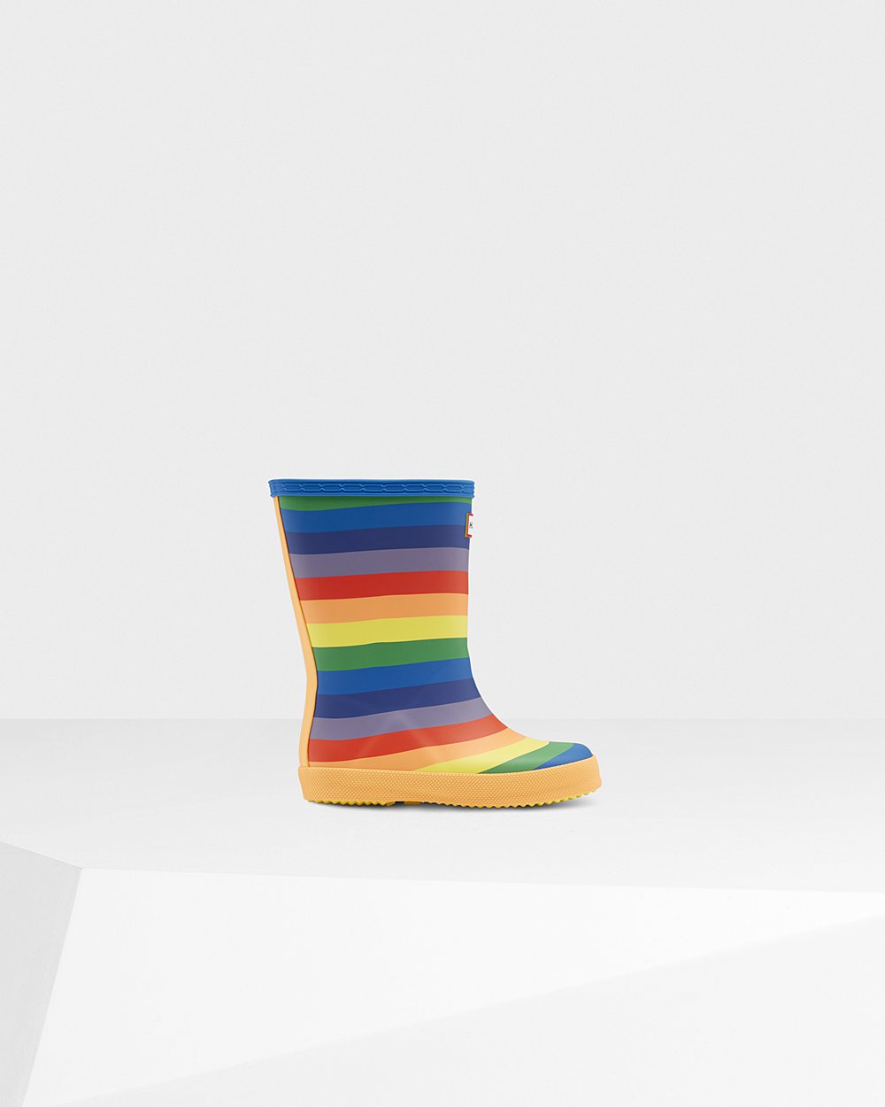 Hunter Yağmur Çizmesi Çocuk Renkli - Original First Classic Rainbow - Türkiye LD9107254